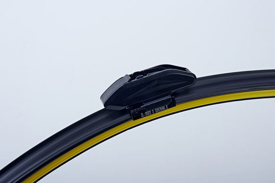 14インチ 折りたたむ式 後ろの風車窓拭き ゴム黒 完璧な洗浄アップグレード